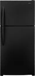 FFHT2022AB Frigidaire 20 Cu Ft Top Freezer Refrigerator - Black