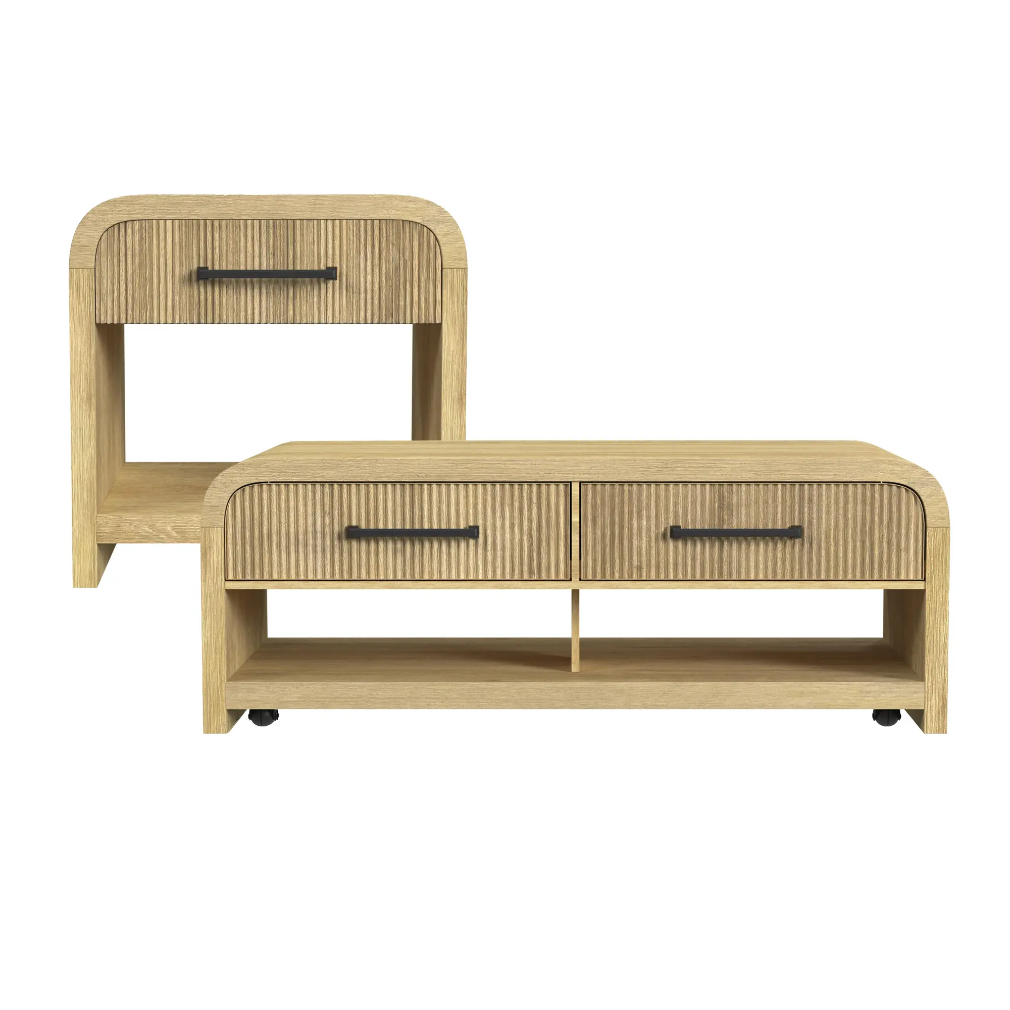 Ridgemont Light Brown Coffee Table-6