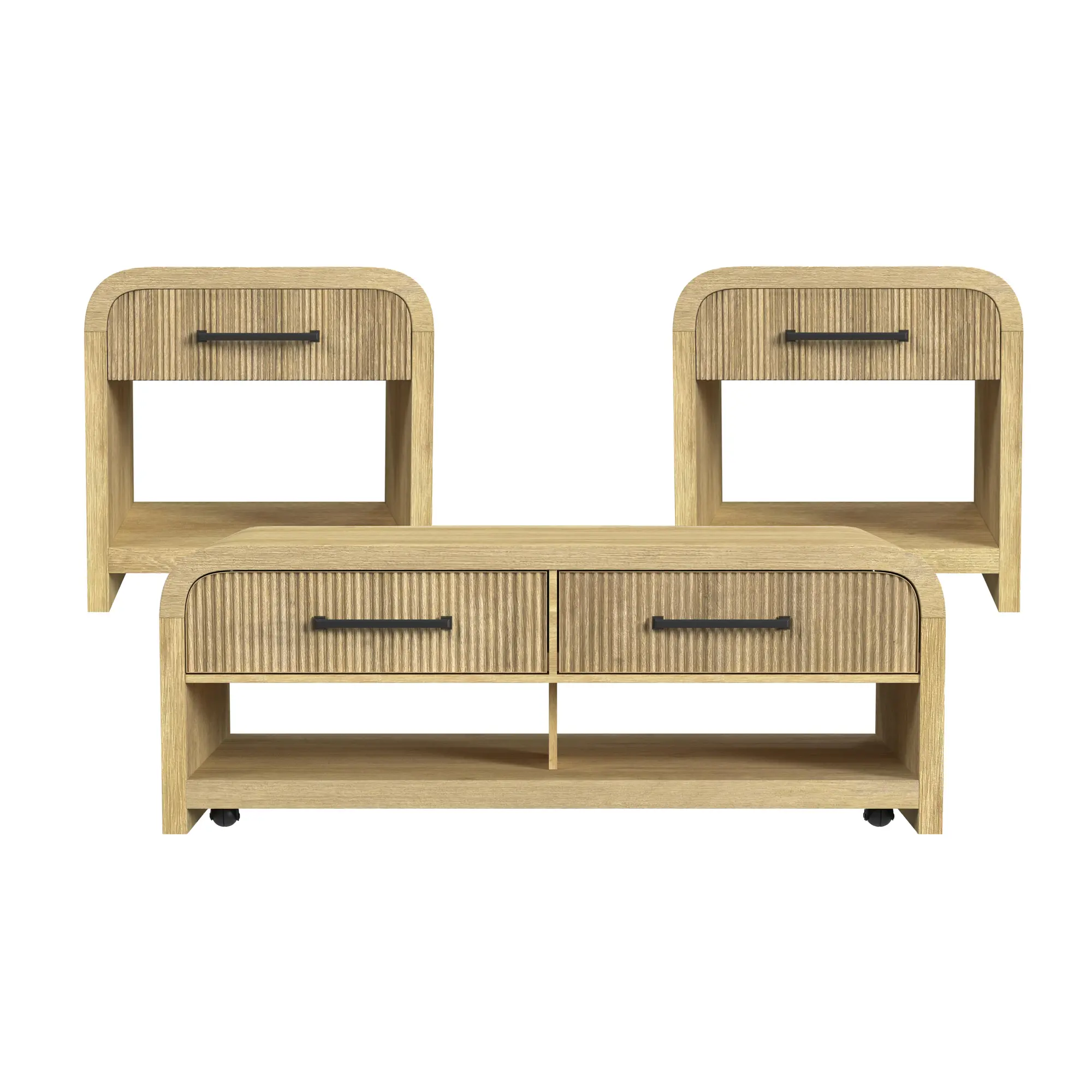 Ridgemont Light Brown Coffee Table-7