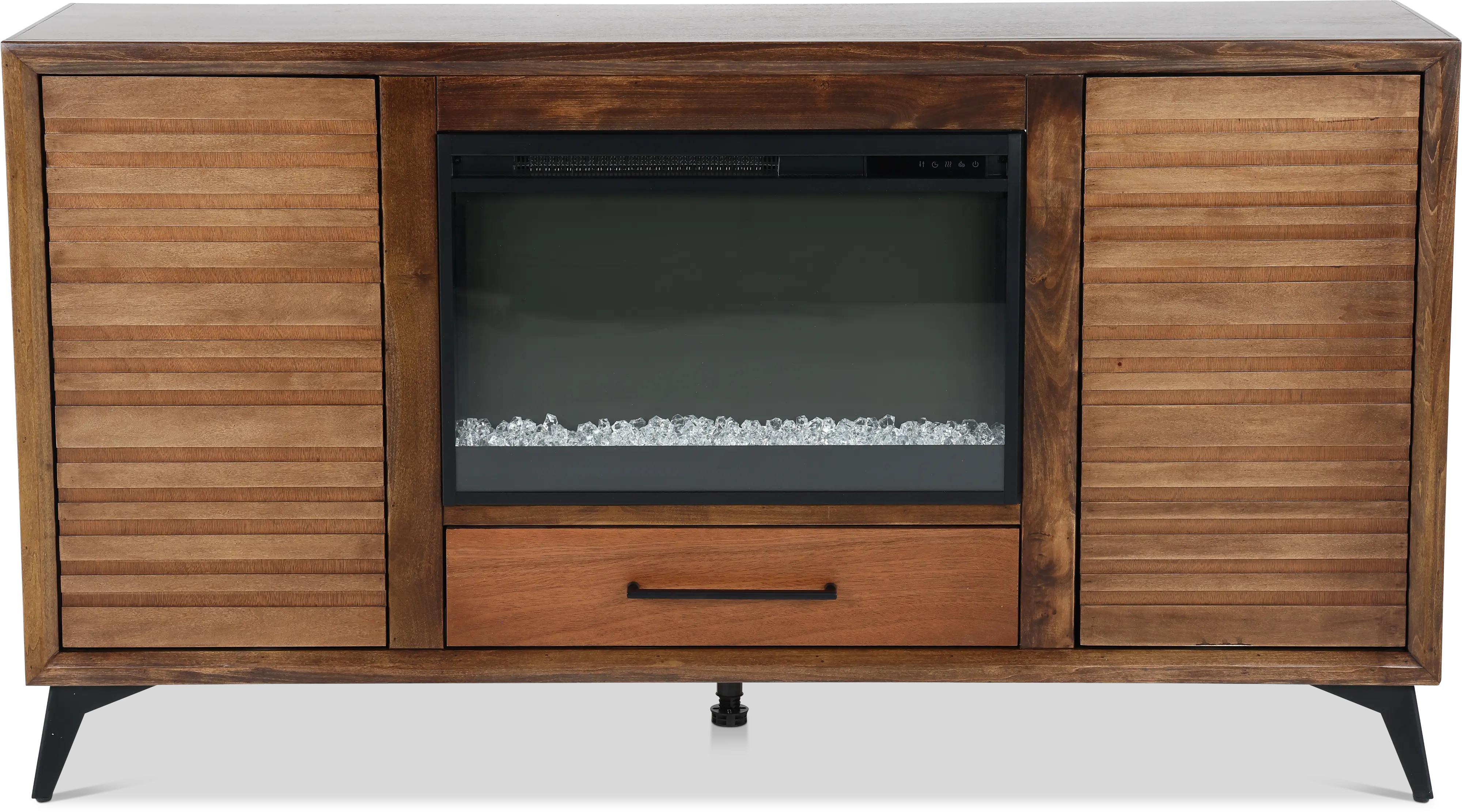 Malibu Bourbon Brown 64 Fireplace TV Stand-1
