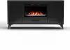 Malibu Black 64  Fireplace TV Stand