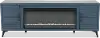 Malibu Blue 78  Fireplace TV Stand