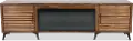 Malibu Brown 95 Fireplace TV Stand