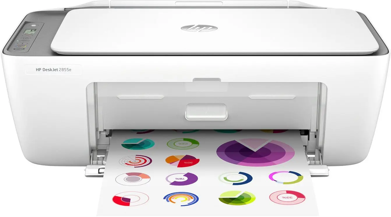 HP-DJ2855E HP DeskJet 2855e Wireless All-In-One Inkjet Printer-2