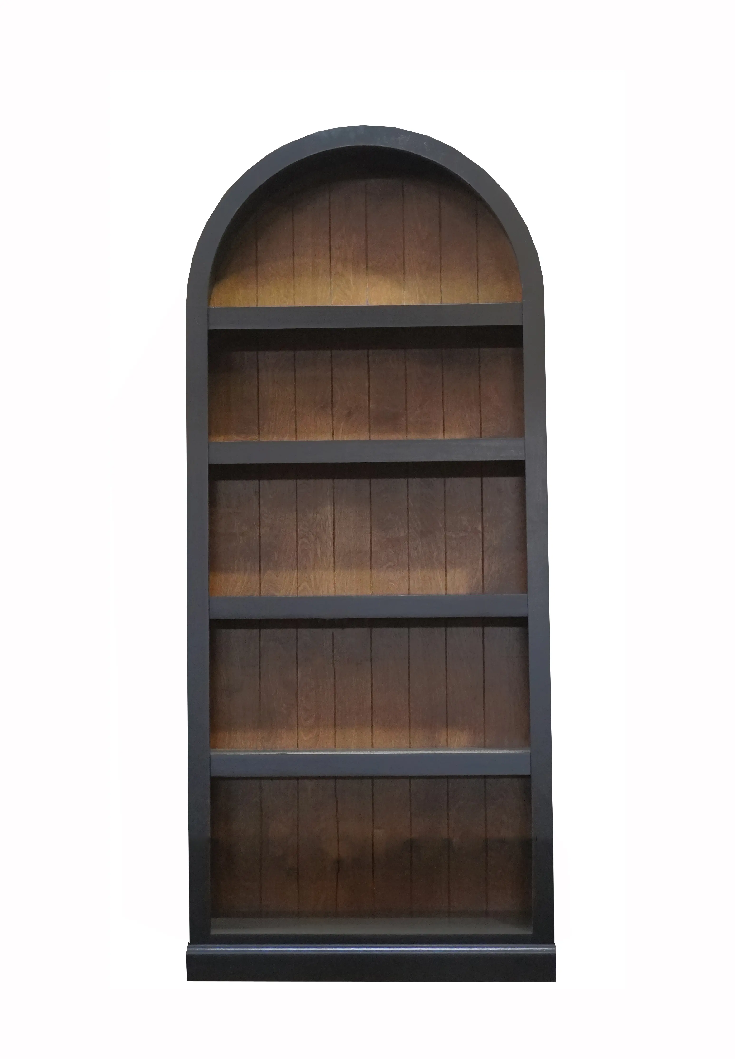 Artiste Black 72 Arch Bookcase-1
