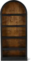 Artiste Black 72  Arch Bookcase