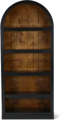 Artiste Black 72 Arch Bookcase