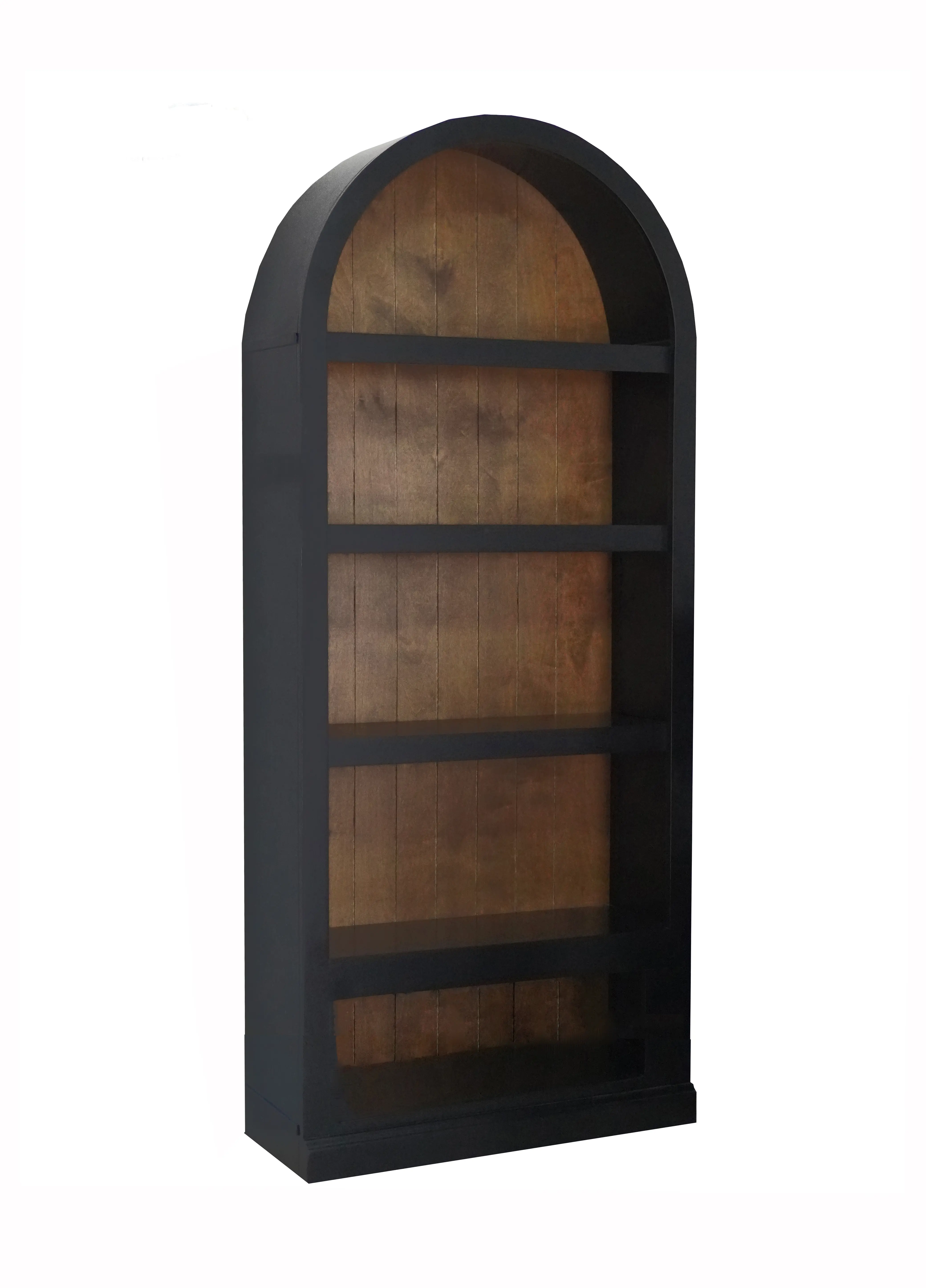 Artiste Black 72 Arch Bookcase-4