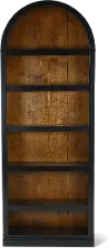 Artiste Black 84  Arch Bookcase