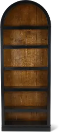 Artiste Black 84 Arch Bookcase