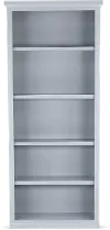 Elliott Gray 4-Shelf Bookcase