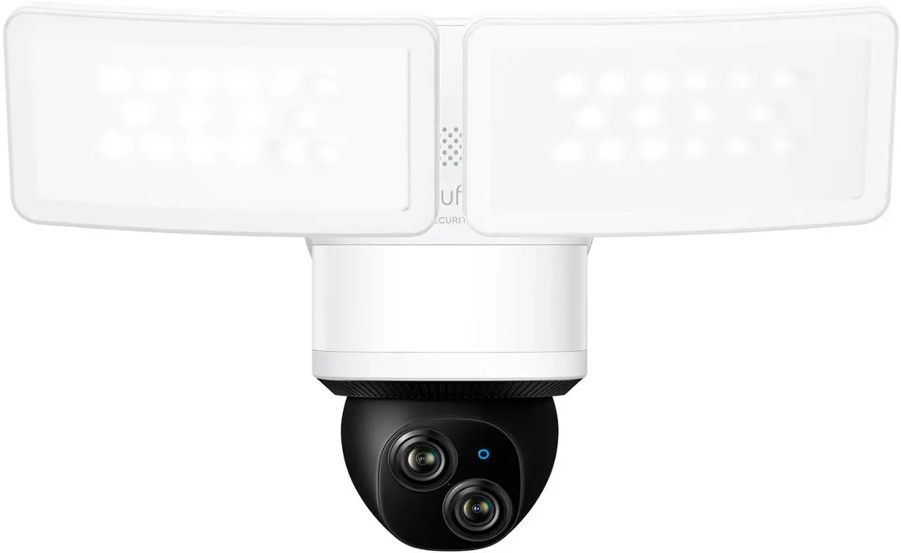 eufy Security E340 Outdoor Wired 3K Security Camera with Floodlight - White-1