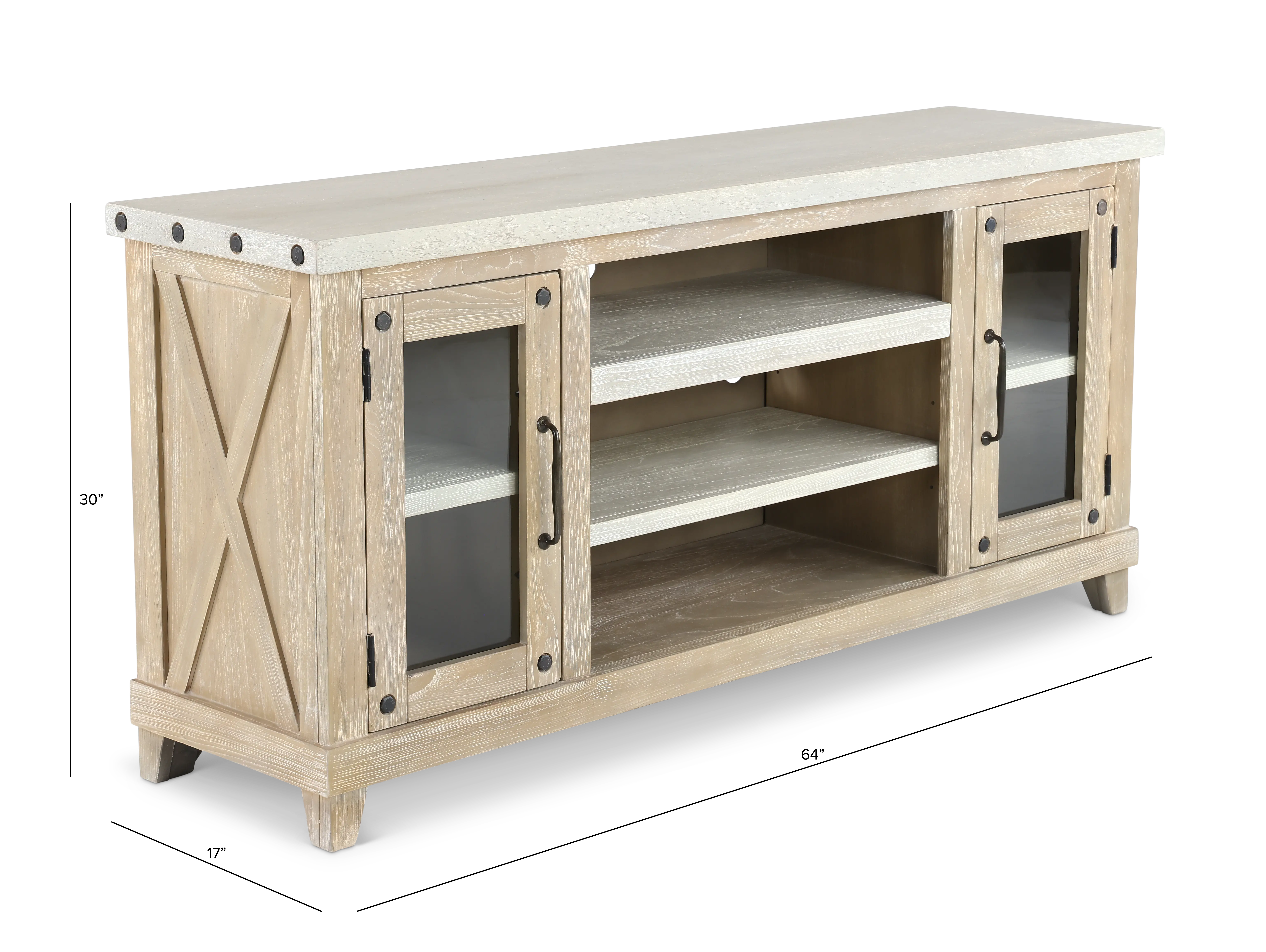 Rivan Natural 64 TV Stand-3