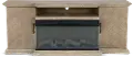 Maisons 72 Light Brown Fireplace TV Stand