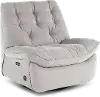 Chloe Light Gray Power Rocker Recliner