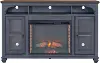 Americanas Blue 66 Fireplace TV Stand