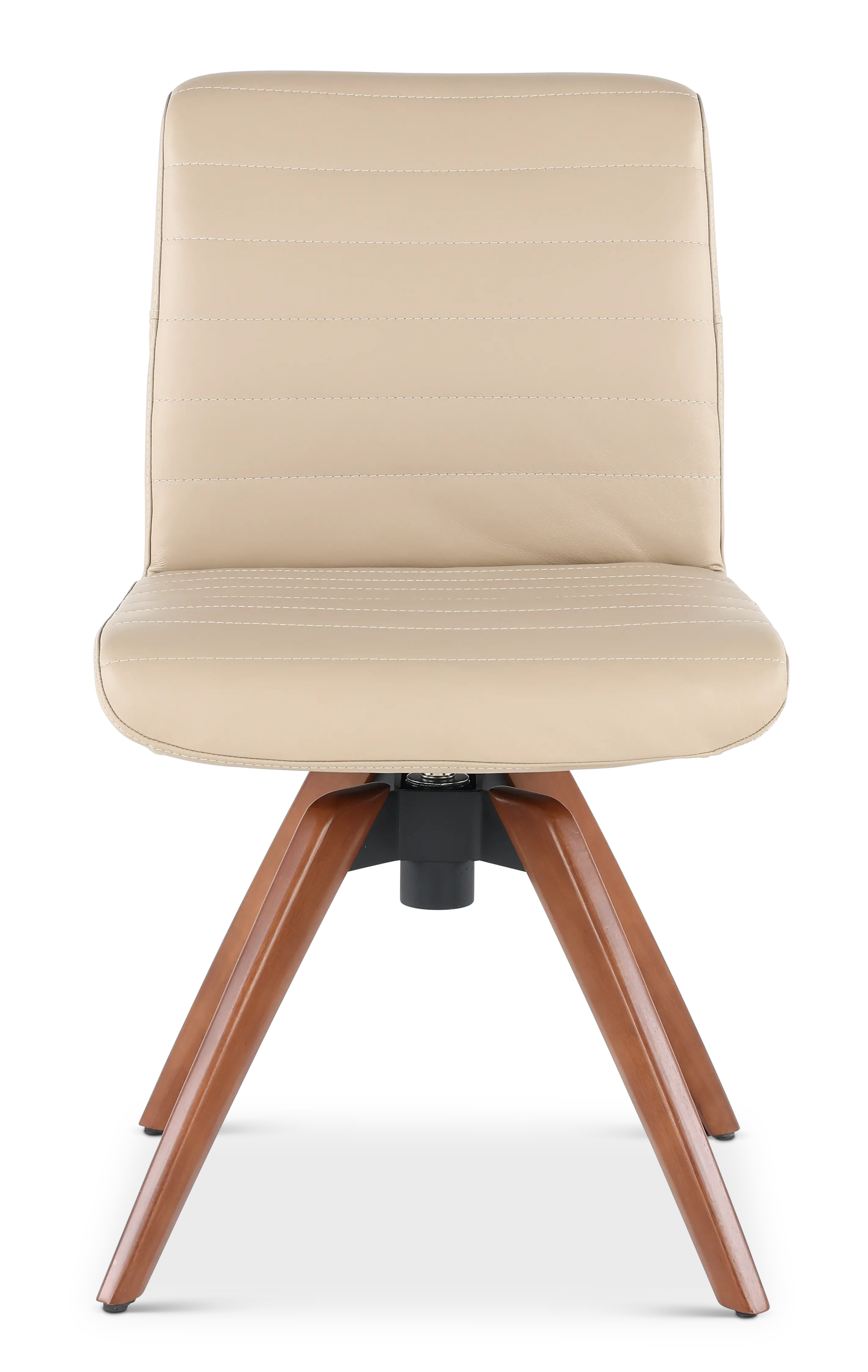 Hygge Sandstone Leather Swivel Dining Chair-1