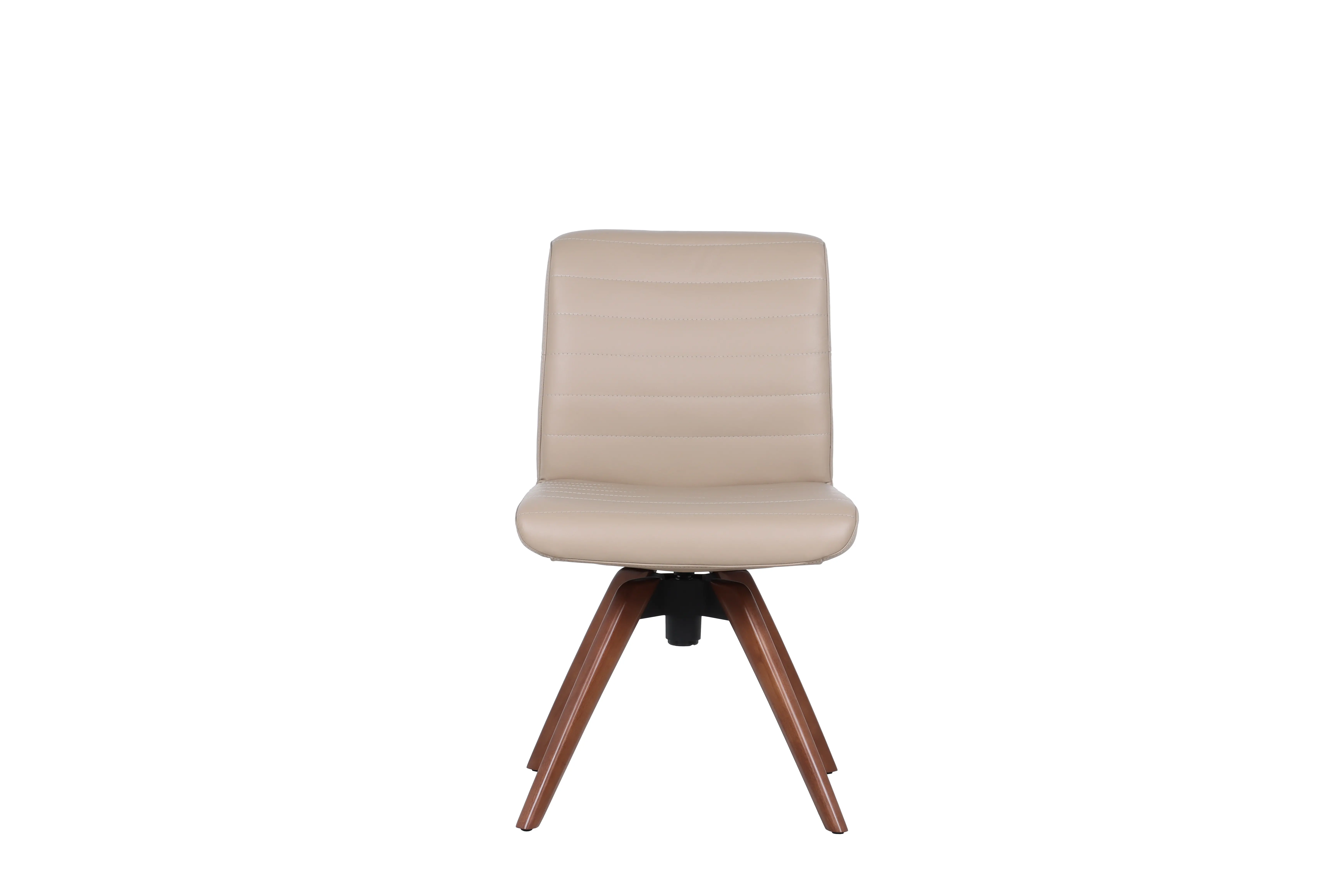 Hygge Sandstone Leather Swivel Dining Chair-10