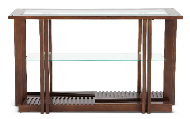 Mission Valley Brown Sofa Table