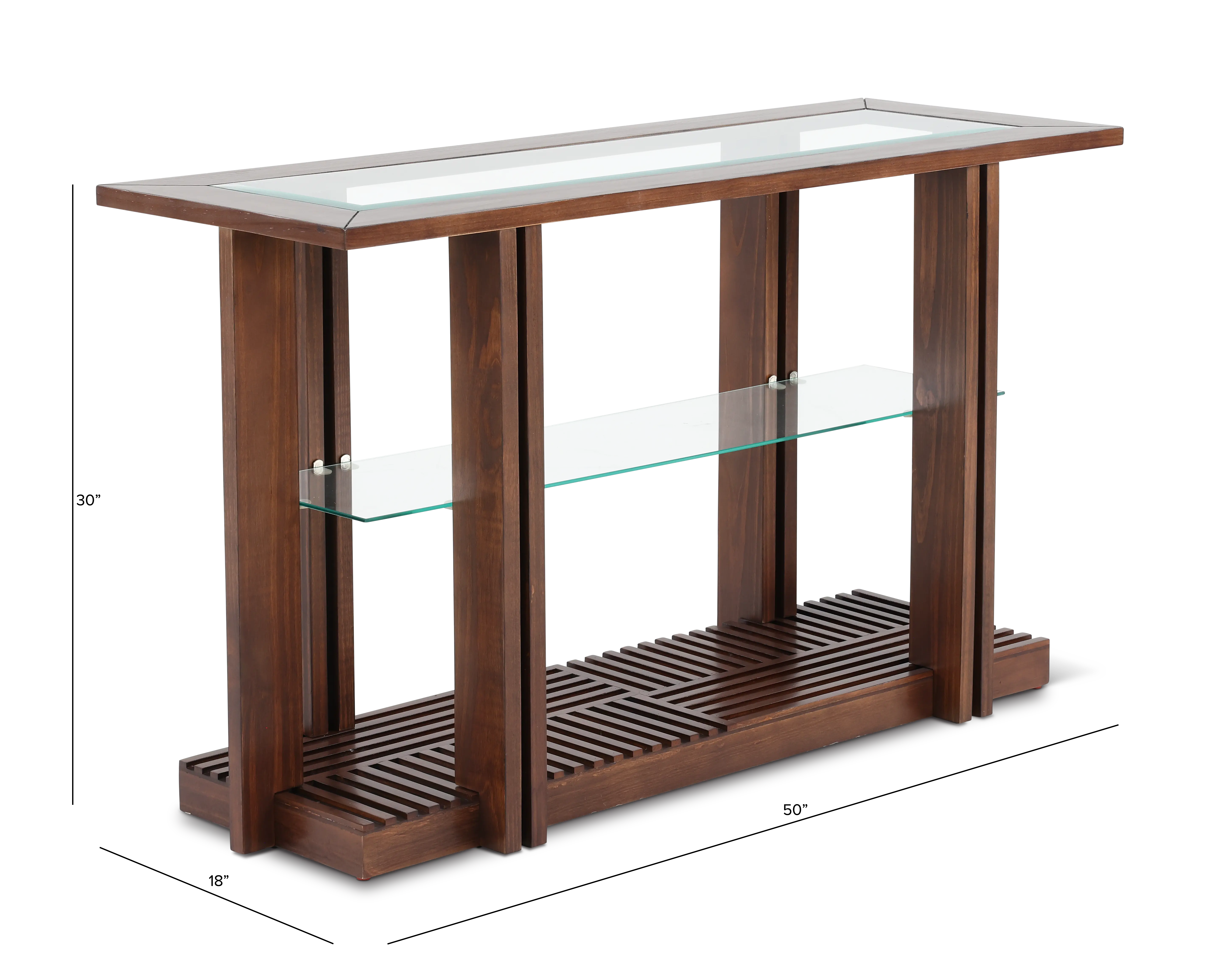 Mission Valley Brown Sofa Table-3
