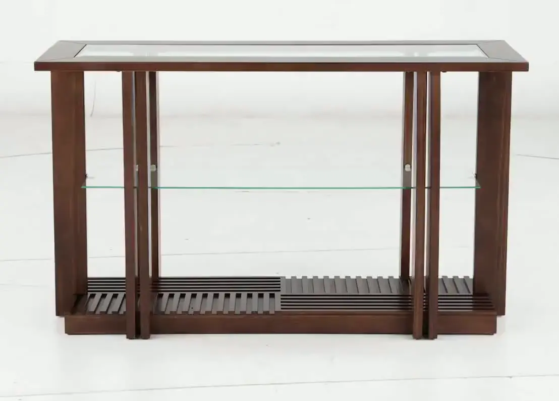 Mission Valley Brown Sofa Table-7