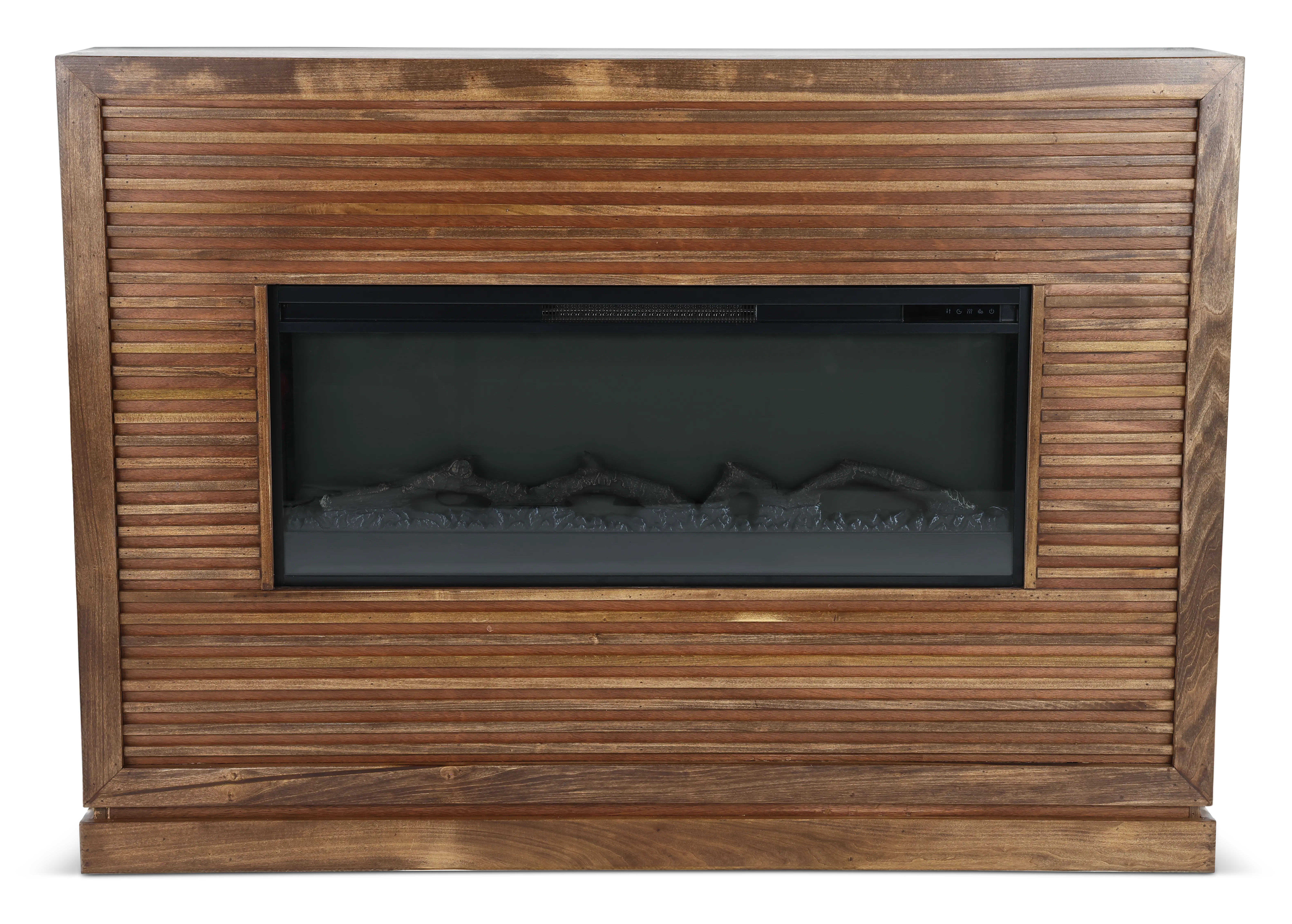 Riviera Brown Fireplace Mantel-1