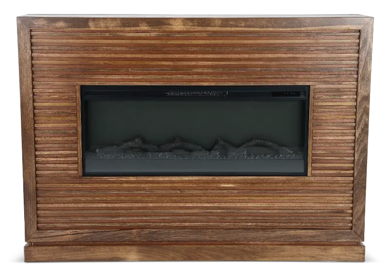 Riviera Brown Fireplace Mantel