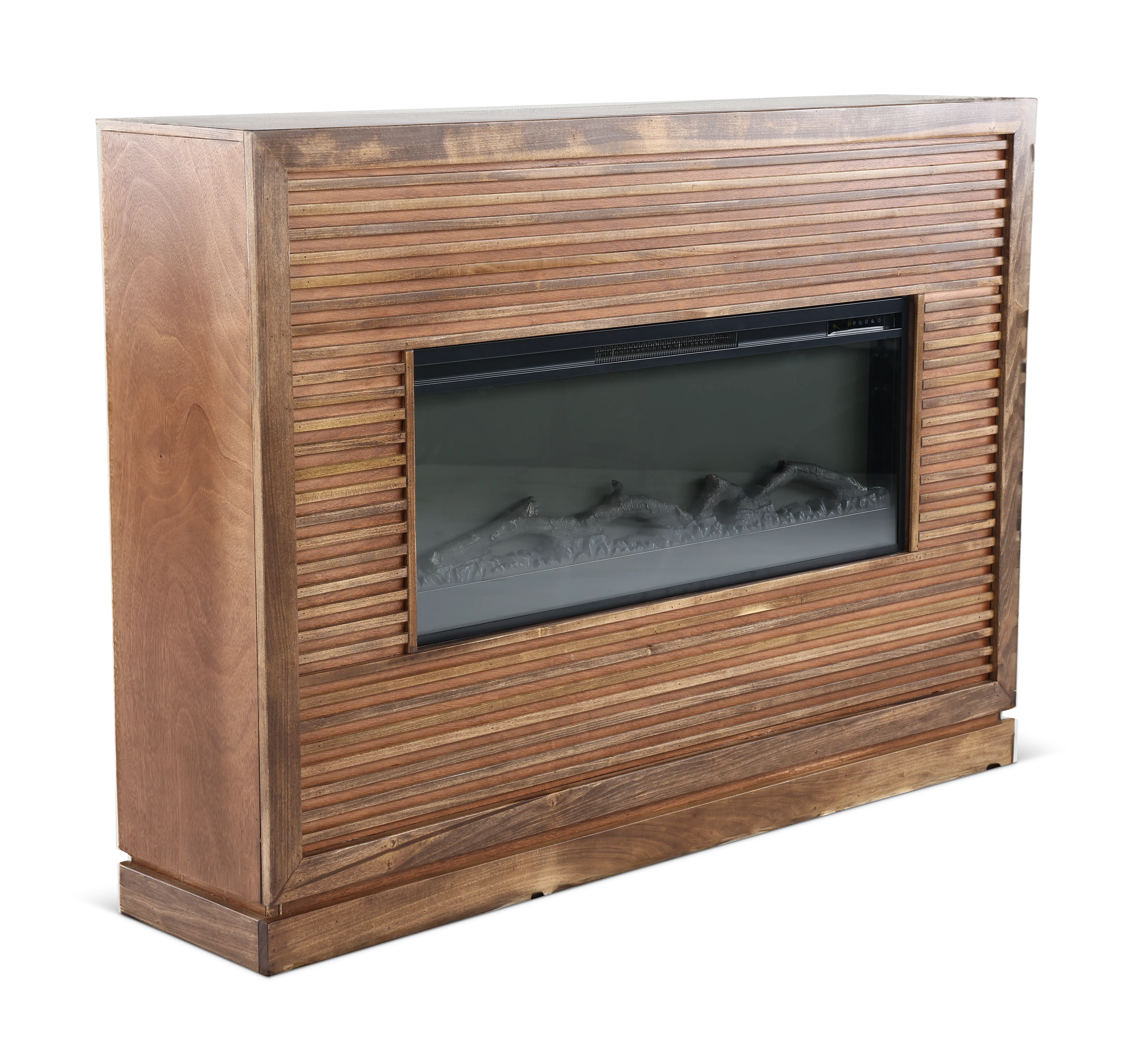 Riviera Brown Fireplace Mantel-4