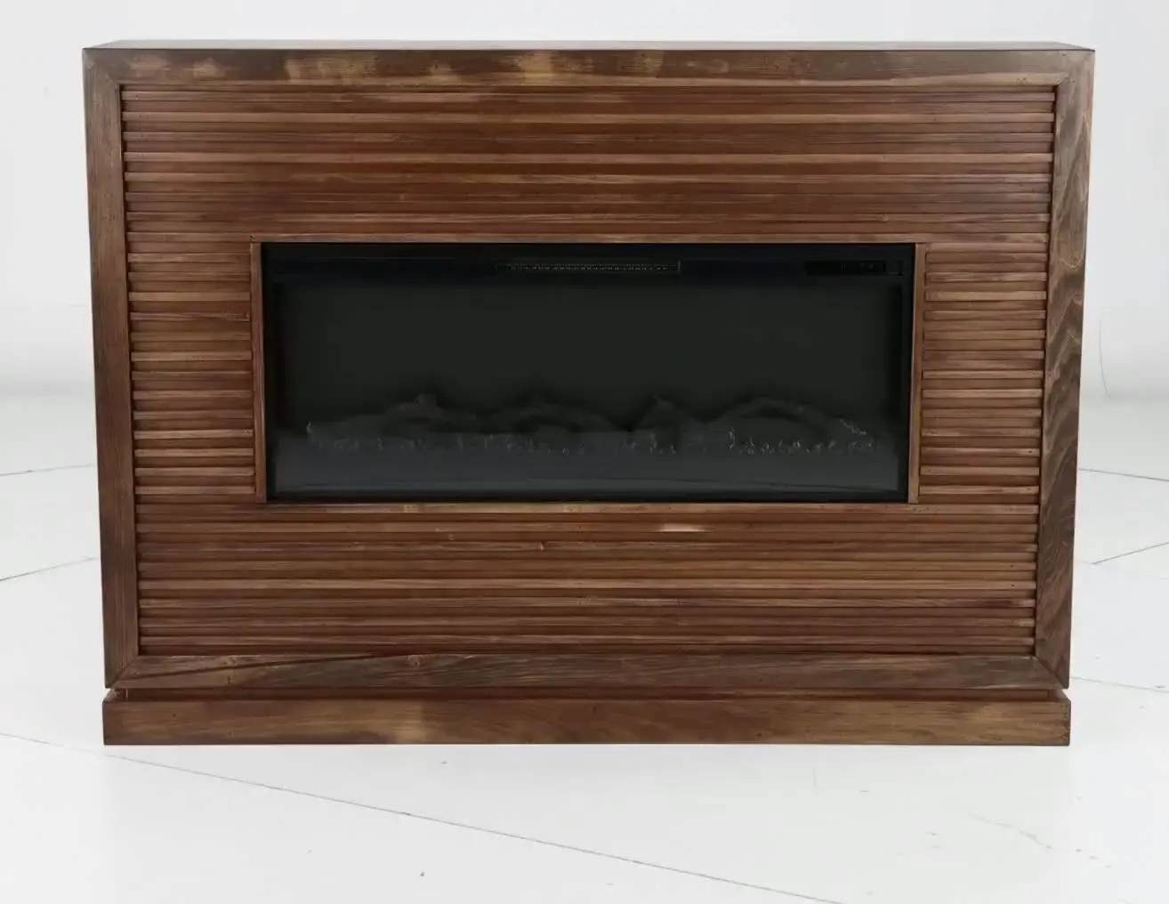 Riviera Brown Fireplace Mantel-9