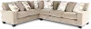 2PC/VMD/KHAKI/OPT.2 Valderrama Khaki 2 Piece Sectional