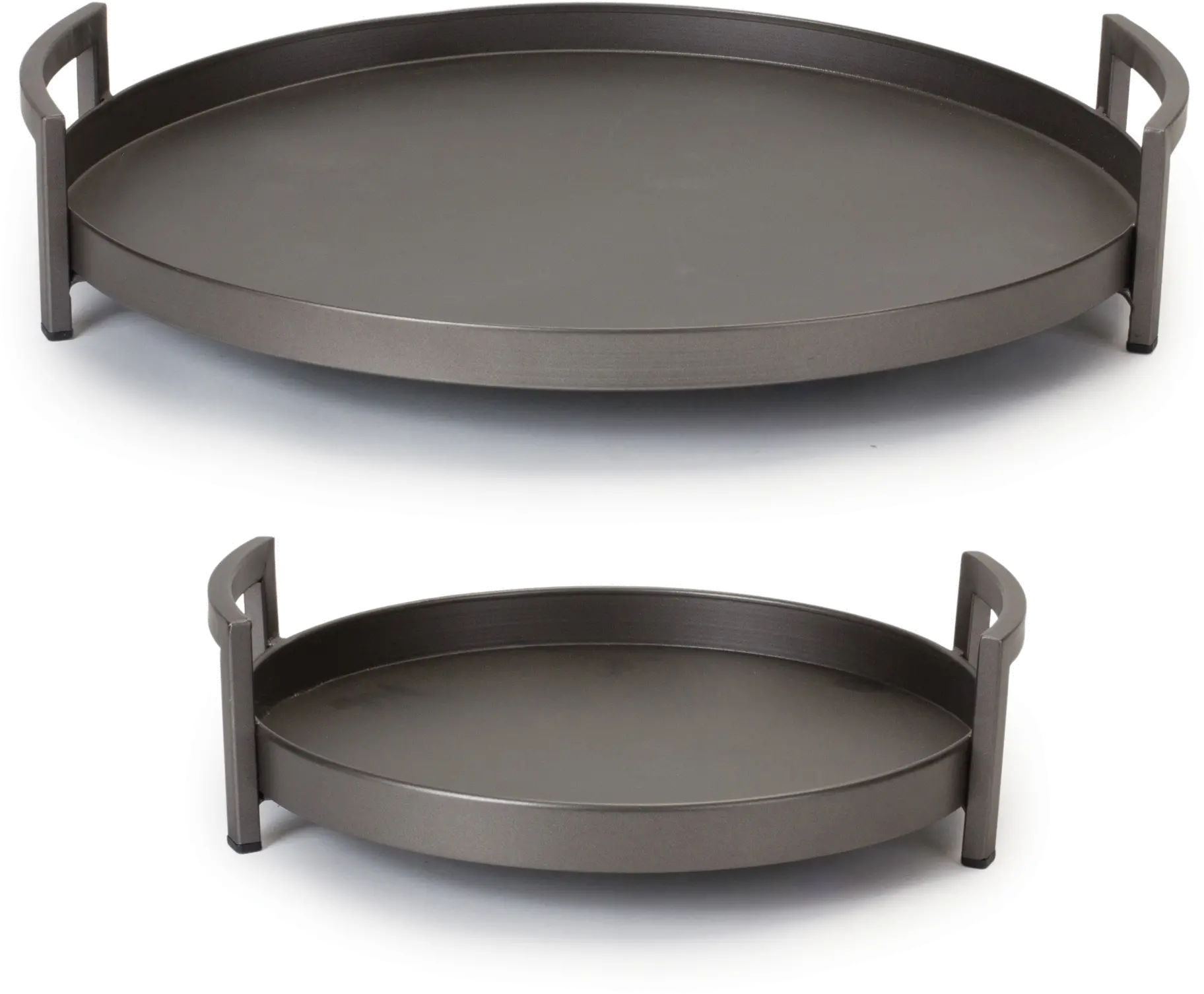 Large Round Iron Tray-1