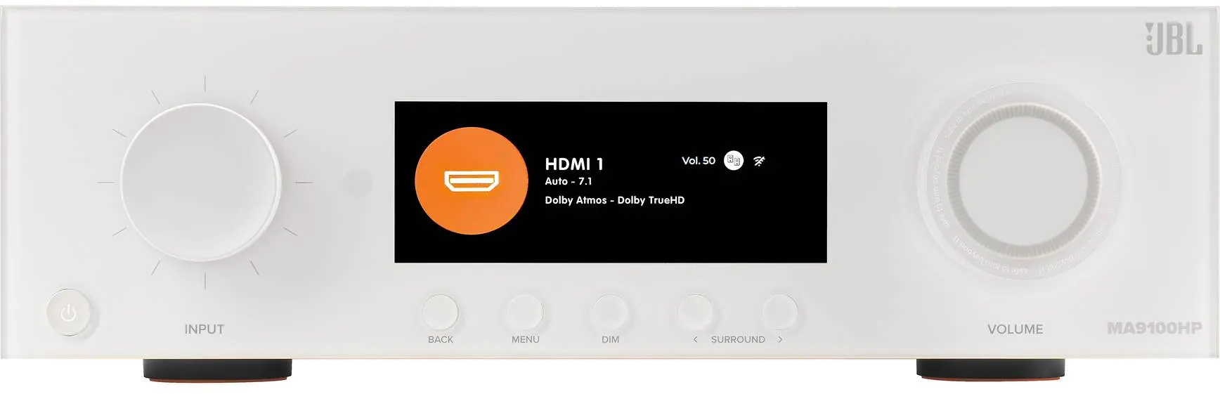 JBLMA9100HPWHTAM JBL MA9100HP 9.2 Channel Home Theater Receiver - White-2