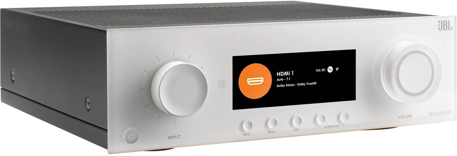 JBLMA9100HPWHTAM JBL MA9100HP 9.2 Channel Home Theater Receiver - White-1