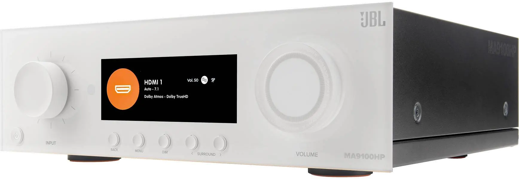JBLMA9100HPWHTAM JBL MA9100HP 9.2 Channel Home Theater Receiver - White-3