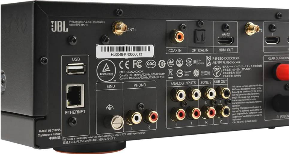 JBLMA710BLKAM JBL MA710 7.2ch HDR AV Receiver - Black-12