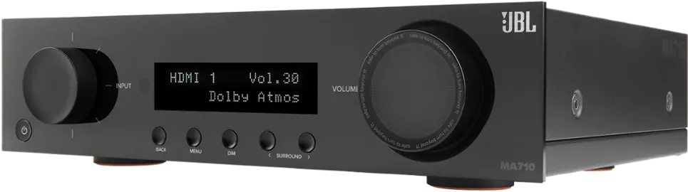 JBLMA710BLKAM JBL MA710 7.2ch HDR AV Receiver - Black-3