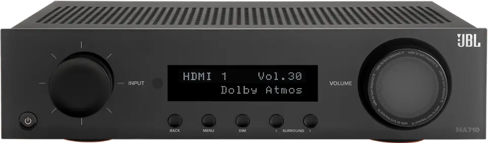 JBLMA710BLKAM JBL MA710 7.2ch HDR AV Receiver - Black-7