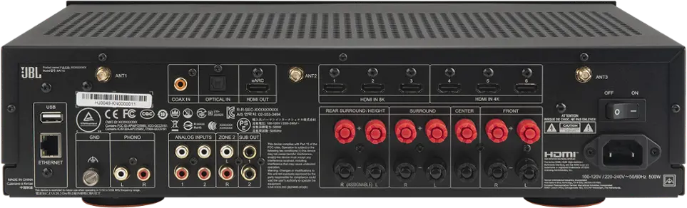 JBLMA710BLKAM JBL MA710 7.2ch HDR AV Receiver - Black-9