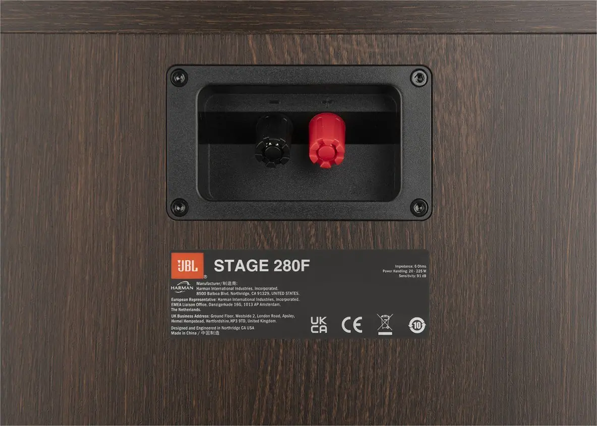 JBL280FBLK JBL Stage2 280F 2.5-Way Dual 8 Floorstanding Loudspeaker - Each - Espresso-12