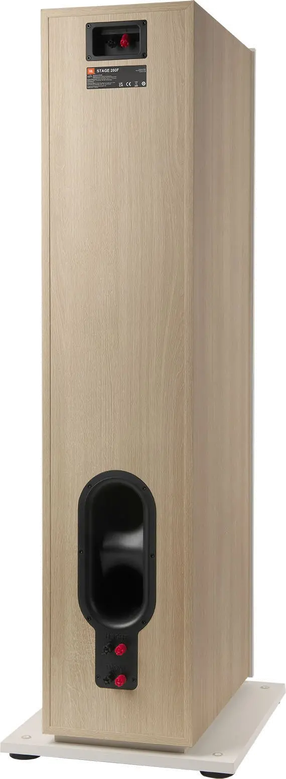 JBL280FWHT JBL Stage2 280F 2.5-Way Dual 8 Floorstanding Loudspeaker - Each - Latte-8