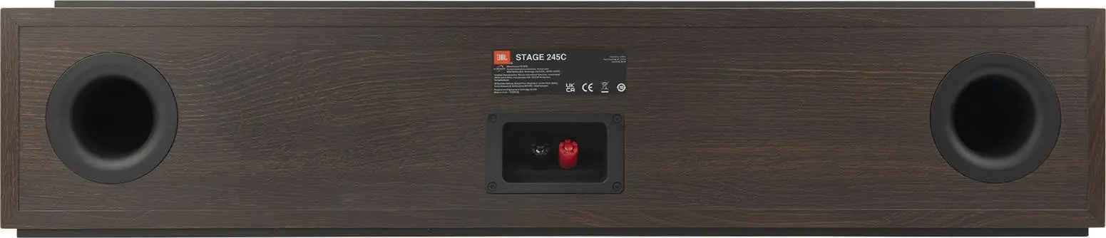 JBL245CBLK JBL Stage2 245C 2.5-Way Quad 4.5 Center Channel Loudspeaker - Espresso-2