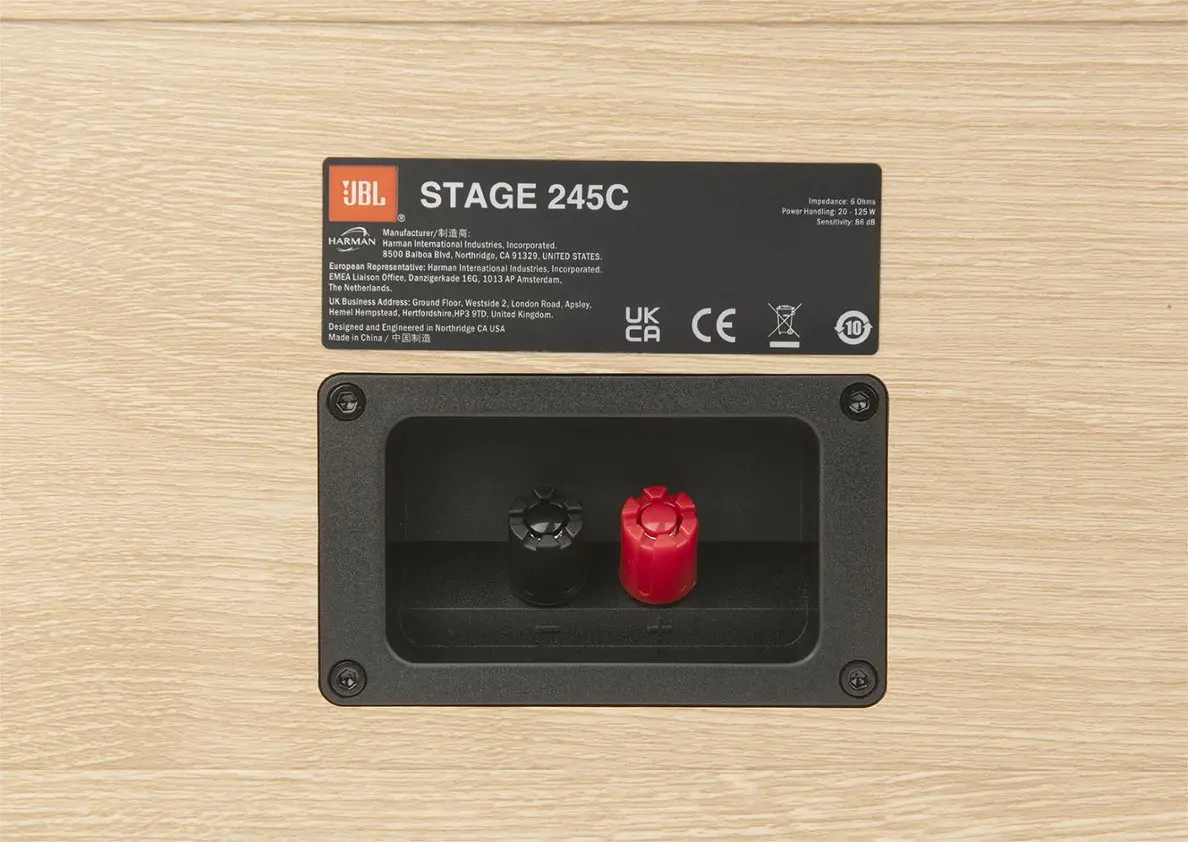JBL245CWHT JBL Stage2 245C 2.5-Way Quad 4.5 Center Channel Loudspeaker - Latte-14