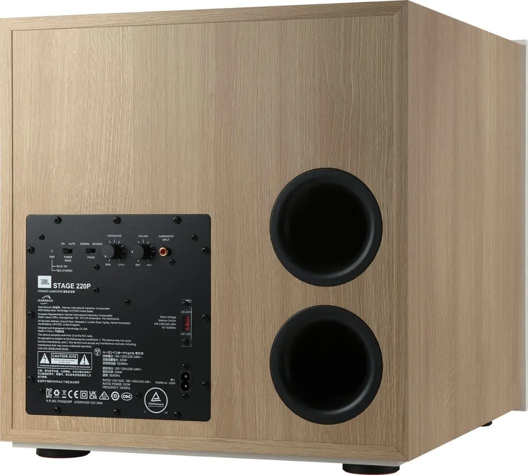 JBL220PWHTAM JBL Stage 220P 12 Powered Subwoofer - Latte-7