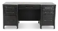 Sloane Black Executive Desk