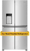 WRQC7836RZ Whirlpool 19.14 Cu Ft 4-Door Flex Refrigerator - Stainless Steel