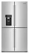 KRQC736RPS KitchenAid® 19.4 Cu Ft 4-Door Flex Refrigerator - Counter Depth Stainless Steel