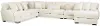Hendrix Ivory 4 Piece Sectional