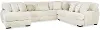 Hendrix Ivory 3 Piece Sectional