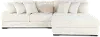 Hendrix Ivory 2 Piece Sectional with Double Chaise