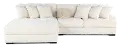 Hendrix Ivory 2 Piece Sectional with Double Chaise